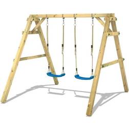 Wickey Wooden Swing Set Sky Dancer Prime