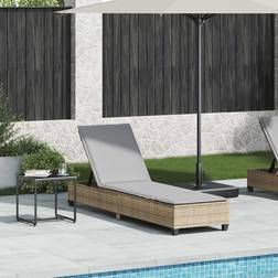 vidaXL Solstol Med Dynor Beige 55x200x25,5 cm Konstrotting