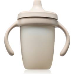 b.box Silicone Cup Træningskop Med Håndtag Latte 240 ml