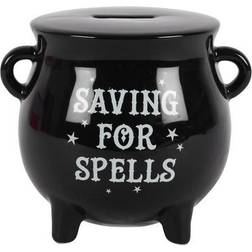 Something Different Cauldron Money Pot One Size Black