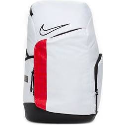 Nike Elite Pro Large Capacity Basketball Schoolbag Backpack - White/Black