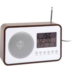 Karlsson FM Radio Väckarklocka KA6036DW Unisex Quartz Brown 6,6 x 12,5 cm