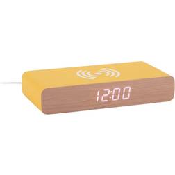 Karlsson Retro LED Alarm Clock Yellow