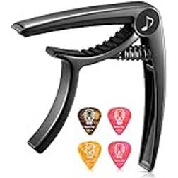 Donner DC-2 Capodastre Pour Guitare Acoustique Et Électrique Noir