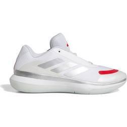 adidas Men's Legends Basketball Shoes - Cloud White/Blue/Ruby