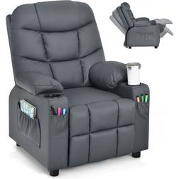Casart Kids Youth Recliner Chair Upholstered Lounge Recliner
