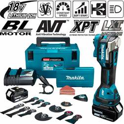 Makita Multi Tool 18V 2x3.0Ah Starlock MAX DTM52RFJX2