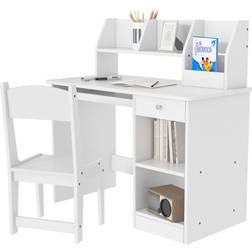 ZONEKIZ Ensemble Bureau Et Chaise Pour Enfant 5-8 Ans