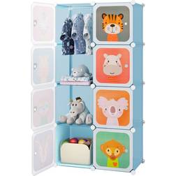Casart Portable Kids Wardrobe 8-Cube Baby Closet Dresser