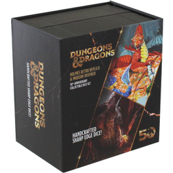 Dungeons & Dragons Dungeons & Dragons 50th Anniversary Holmes Retro Replica & Modern Dice Set Black 4.5 In L X 4.0 In W X 3.0 In H