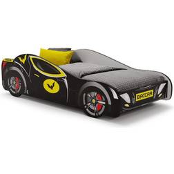 Kobi Cama De Criança 140 x 70 cm Com Colchèo E Estrado Incluídos Kobi Bat Car Black