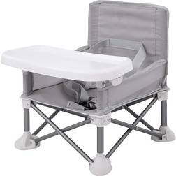 Ladida baby foldable travel booster seat dining chair removable tray & bag 308