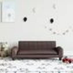 vidaXL Barnsoffa Brun 90 x 53 x 30 cm Konstläder