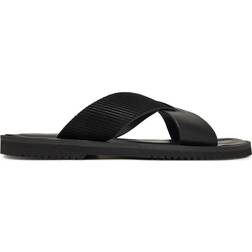 Emporio Armani Cross-Over Sandals - Black