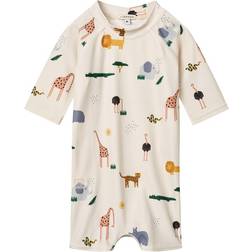 Liewood Thor Baby Swim Jumpsuit - Safari Sandy Mix