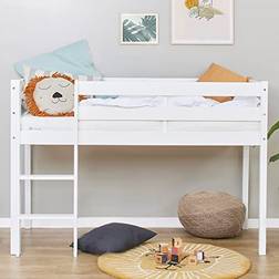 HoppeKids ECO Comfort Våningssäng 70 x 160 Med Ribbotten