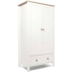 Mamas & Papas Wedmore Nursery Wardrobe White Natural