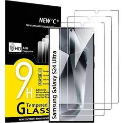 New'C Panzer Schutz Glas Für Samsung S24 Ultra 3 Stück