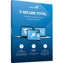 F-Secure Total Licensabonnemet 2 År Op Til 3 Apparater