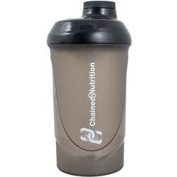 Chained Nutrition Wave Shaker 600ml, Black Shaker