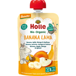 Holle Banana Lama Banan Æble Mango & Aprikos Smoothie 100g 1pak