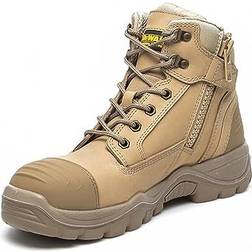 Dewalt Men's Akron Side Zip Steel Toe Safety Boot - Sand