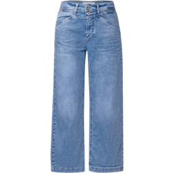 Street One Wide Leg Jeans - Light Blue Washed