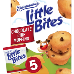 Entenmann's Little Bites Chocolate Chip Muffins, Pouches Mini Muffins 8.25 oz, 5 Count 8.25oz 5pcs