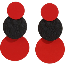 Shein Textured Round Drop Earrings
