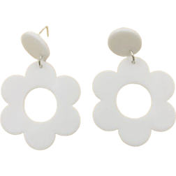 Shein Hollow Out Flower Drop Earrings