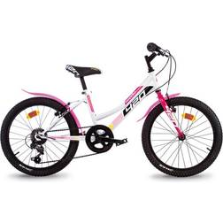 Aurelia Aurelia Barncykel 420D-0509 20 Tum 6 Växlar Vit Barncykel