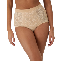 Bali Breathe Lace High Rise Brief Almond