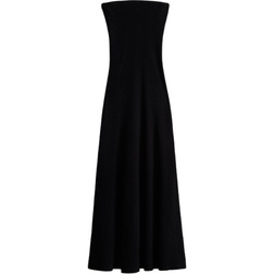 H&M Ladies Black Rib-knit bandeau dress