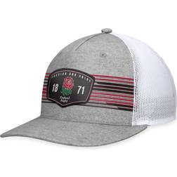 England Rugby England Rugby Stripe Structured 1871 Snapback Cap Unisex Grey