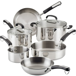 Farberware Brilliance Pots Cookware Set with lid 10 Parts