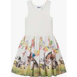 Molo Cassandra Short-Sleeved Dress Joy Run - Grön
