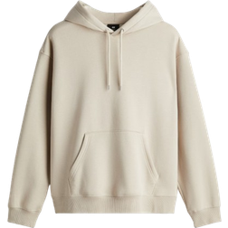 H&M Men Beige Loose Fit Hoodie