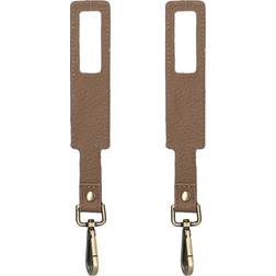 Kidzroom Barnvagnskrokar Care Lovely Leather Brun