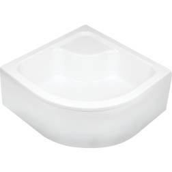 Hill Ceramic Duschkar Deep 90x90 cm Rund Vit Blank