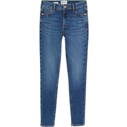 River Island Midrise Skinny Jean - Darkwash Blue