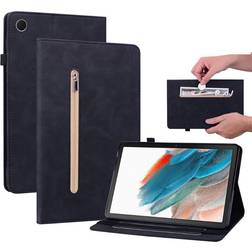 Evermart Samsung Galaxy Tab A9+ Etui Med Flip Cover Og Lynlås Lomme