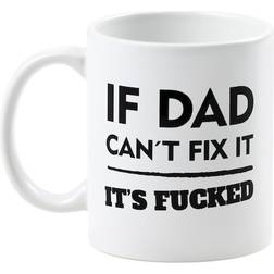 Coolstuff Krus med Tryk - If Dad Can't Fix It Krus 33cl