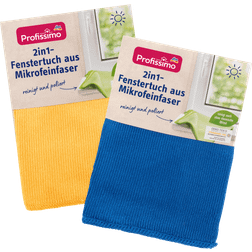 Profissimo Professionelle 2-in-1 Mikrofasertuch - Fensterreinigung