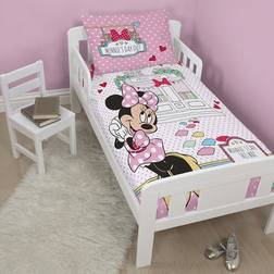 Disney Minnie Mouse Pink White Junior Bedding Set One Size