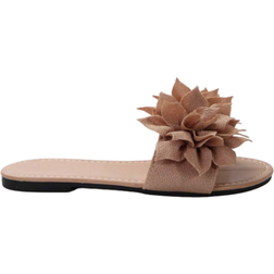 Shein Floral Print Fashionable Flat Sandals Versatile New Style Slippers For Women