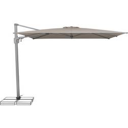 Glatz Suncomfort Hængeparasol Sunflex 300x300 cm Grå/Alu