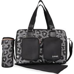 My Babiie Deluxe Changing Bag Black Leopard