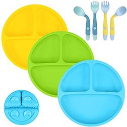 Vicloon Baby Suction Plate 3 Pcs