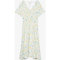 Vero Moda Flora Olga Ss 7/8 Dress Dress - Hvid