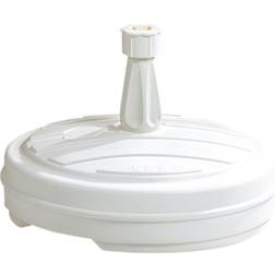 B&Q Nyssa White Round Parasol Base 0.8kg